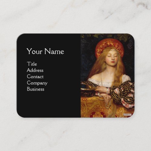 VANITY BEAUTY_FASHION COSTUME DESIGNER Black Business Card
