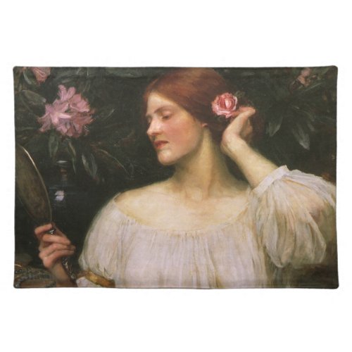 Vanity by John William Waterhouse Cloth Placemat