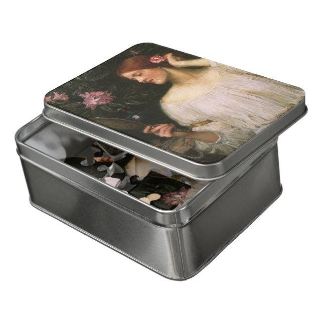 Vanity by John William Waterhouse Jigsaw Puzzle (Lid Open)