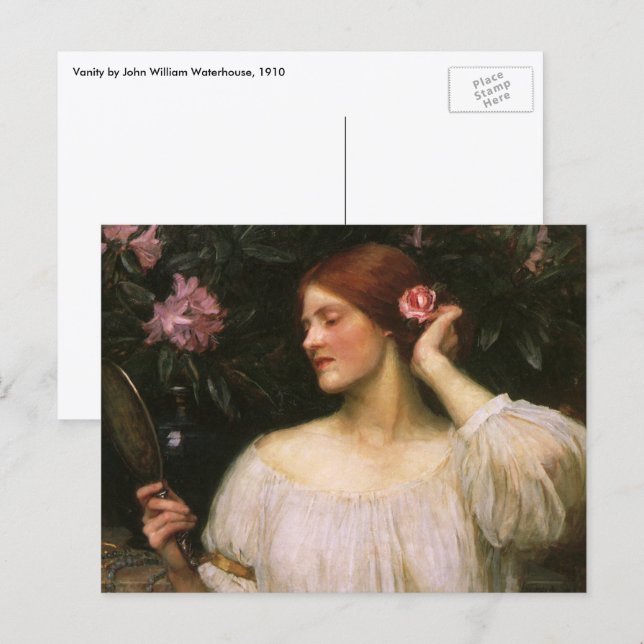 Vanity by John William Waterhouse Postcard (Front/Back)
