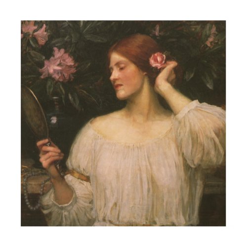 Vanity by John William Waterhouse Wood Wall Decor