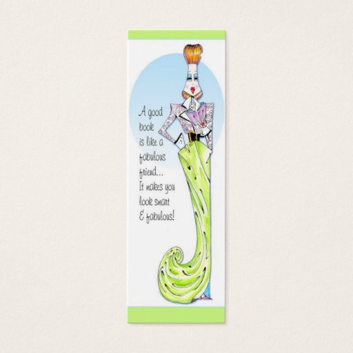 Customizable Vanity Cases bookmark/ 1940s icon Business Card Templates