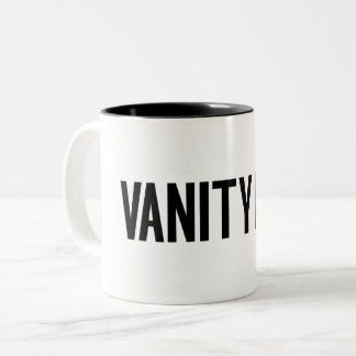 Vanity Fur Black Two-Tone Coffee Mug