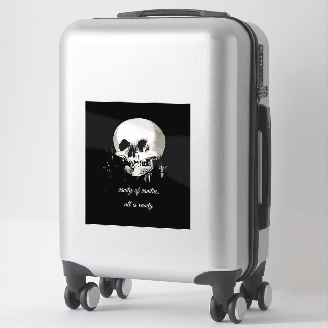Vanity of Vanities All Is Vanity Ecclesiastes Sticker (Suitcase)