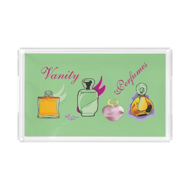 Vanity & Perfumes Acrylic Tray (Front)