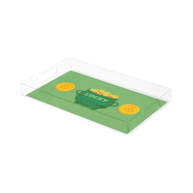  Vanity Tray – Lucky Charm for Your Space (Angled)