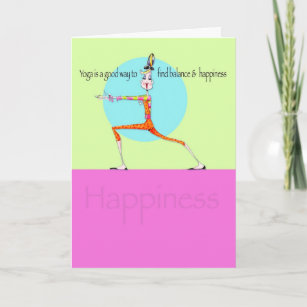 Funny card by Everyday People - Yoga Class – Comedy Card Company