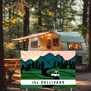 Vanlife Camper RVing CUSTOMIZED & SITE OCCUPIED Sign
