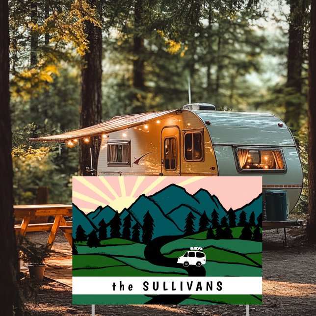 Vanlife Camper RVing CUSTOMIZED & SITE OCCUPIED  Sign (Vanlife Camper RVing CUSTOMIZED & SITE OCCUPIED Sign
)