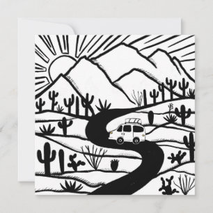 Vanlife Desert Mountain Explore Adventure