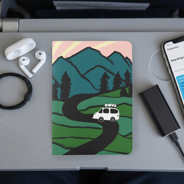 Vanlife  Road Trip RV Trailer Motorhome Mountains  Passport Holder (Vanlife Road Trip RV Trailer Motorhome Mountains Passport Holder
)