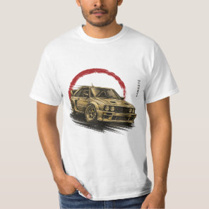 VANOSTE Classic Rally Car Illustration T-Shirt – V