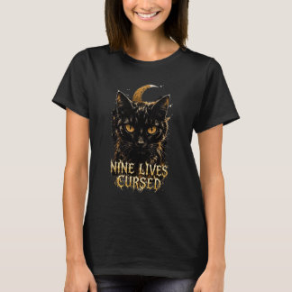 VANOSTÈ Nine Lives Cursed Graphic | Halloween T-Shirt