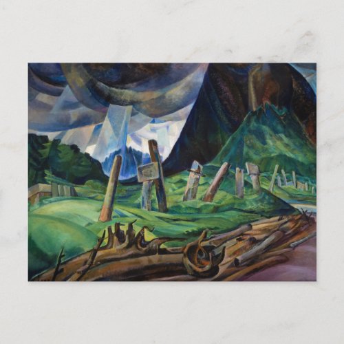 Vanquished 1930 by Emily Carr Postcard