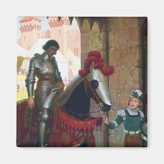 Vanquished, by Edmund Blair Leighton Magnet