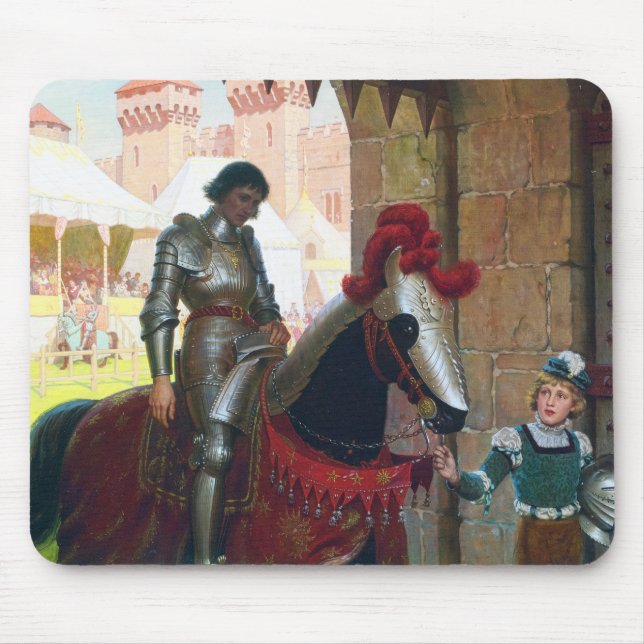 Vanquished, by Edmund Blair Leighton Mouse Pad (Front)