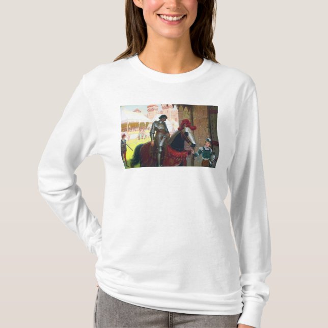 Vanquished, by Edmund Blair Leighton T-Shirt (Front)