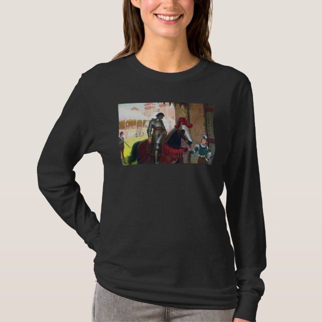 Vanquished, by Edmund Blair Leighton T-Shirt (Front)