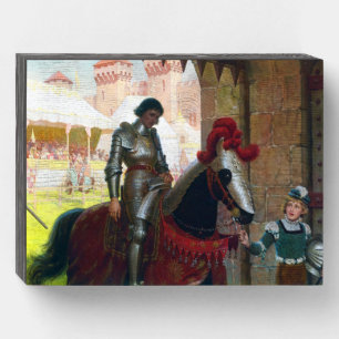 Vanquished, by Edmund Blair Leighton Wooden Box Sign