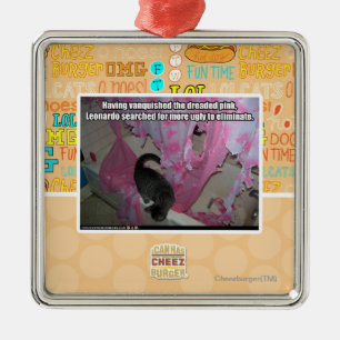 Vanquished the dreaded pink metal ornament