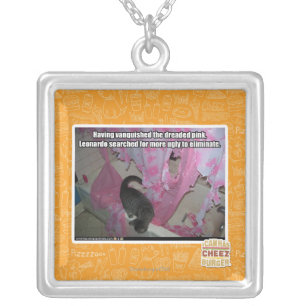 Vanquished the dreaded pink silver plated necklace