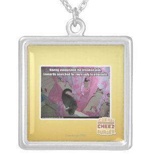 Vanquished the dreaded pink silver plated necklace