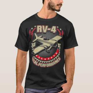 Vans Aircraft RV 4 Aircraft Chest Image T-Shirt