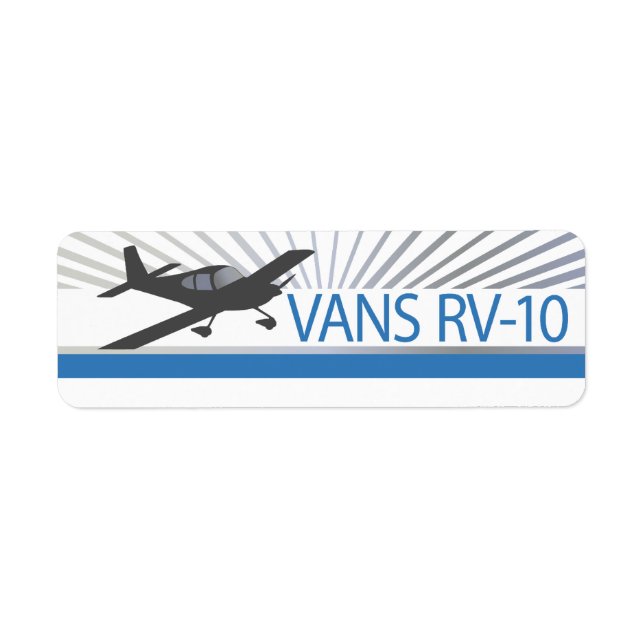 Vans RV-10 Label (Front)