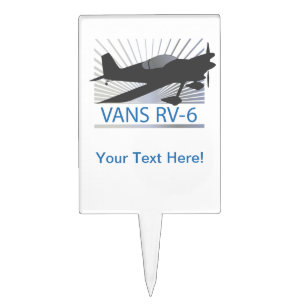 Vans RV-6 Cake Topper