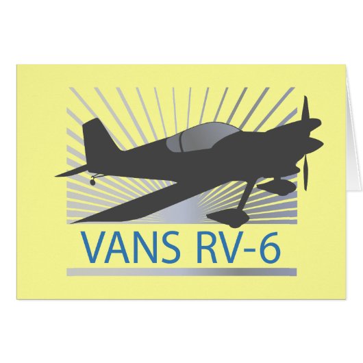 Vans RV-6 Cards (Front Horizontal)