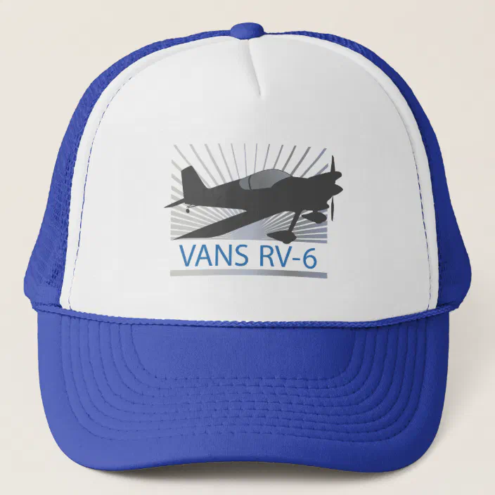 fraktion Patriotisk øge Vans RV-6 Trucker Hat | Zazzle.com