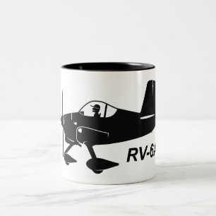 Vans RV-6A Caricature Two-Tone Coffee Mug