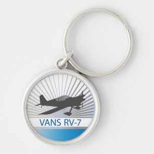 Vans RV-7 Airplane Keychain