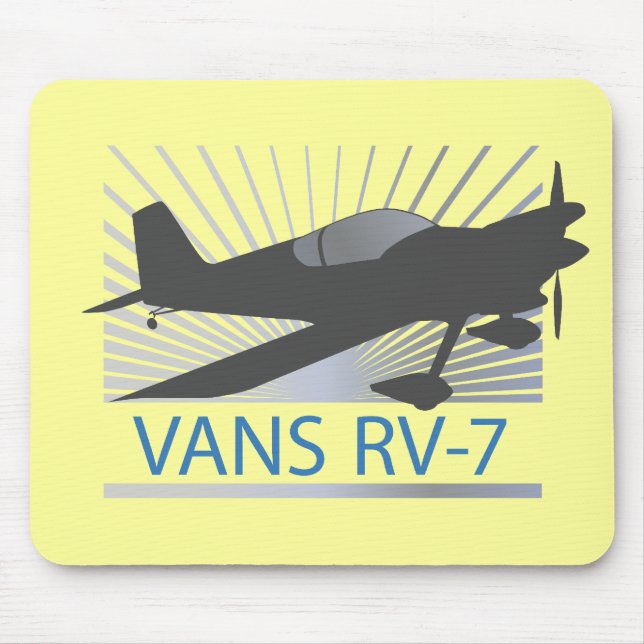 Vans RV-7 Airplane Mouse Pad (Front)