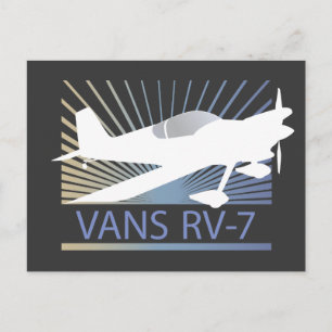 Vans RV-7 Airplane Postcard