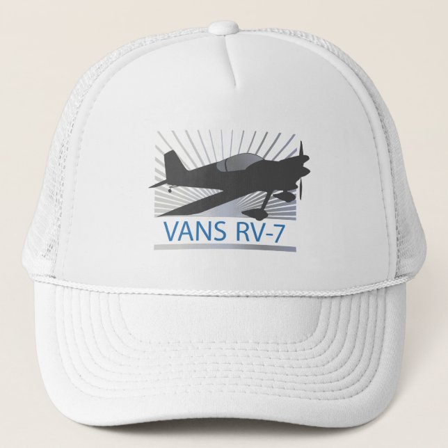 Vans RV-7 Airplane Trucker Hat (Front)
