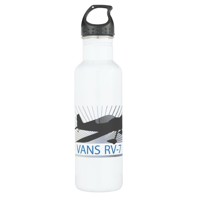Vans RV-7 Airplane Water Bottle (Front)
