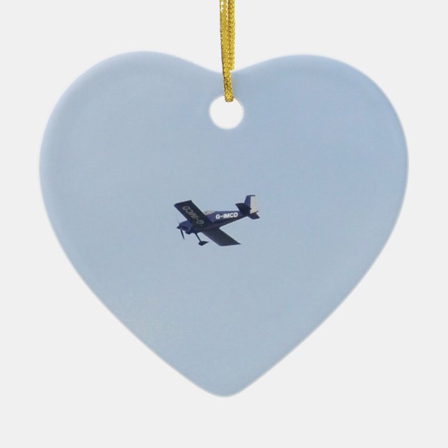 Vans RV-7 Light Airplane Ceramic Ornament (Front)