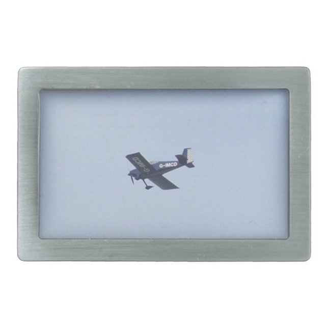 Vans RV-7 Light Airplane Rectangular Belt Buckle (Front)