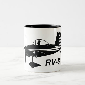 Vans RV-8 Caricature Two-Tone Coffee Mug