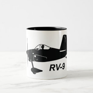 Vans RV-9 Caricature Two-Tone Coffee Mug