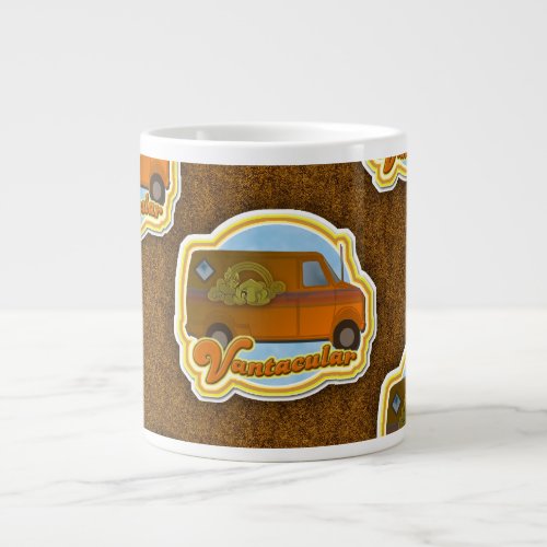 Vantacular fantastic Van Shag Pattern Giant Coffee Mug