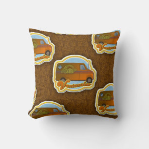 Vantacular fantastic Van Shag Pattern Throw Pillow