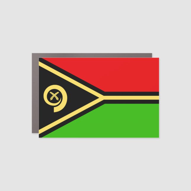 Vanuatu Car Magnet (Front)