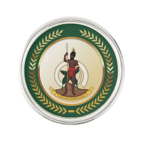 Vanuatu Coat of Arms Lapel Pin