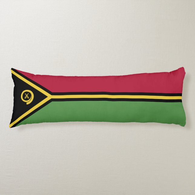 Vanuatu flag body pillow (Front)