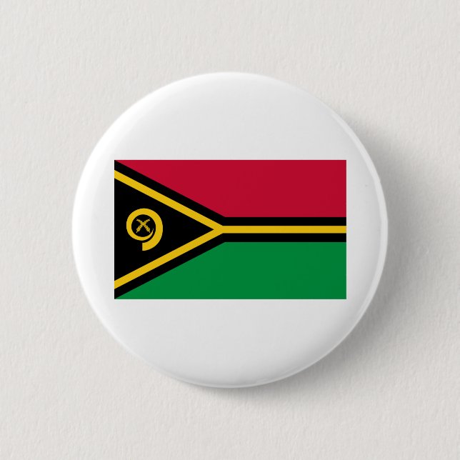 Vanuatu Flag Button (Front)