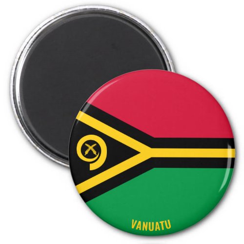 Vanuatu Flag Charming Patriotic Magnet