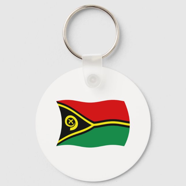 Vanuatu Flag Keychain (Front)