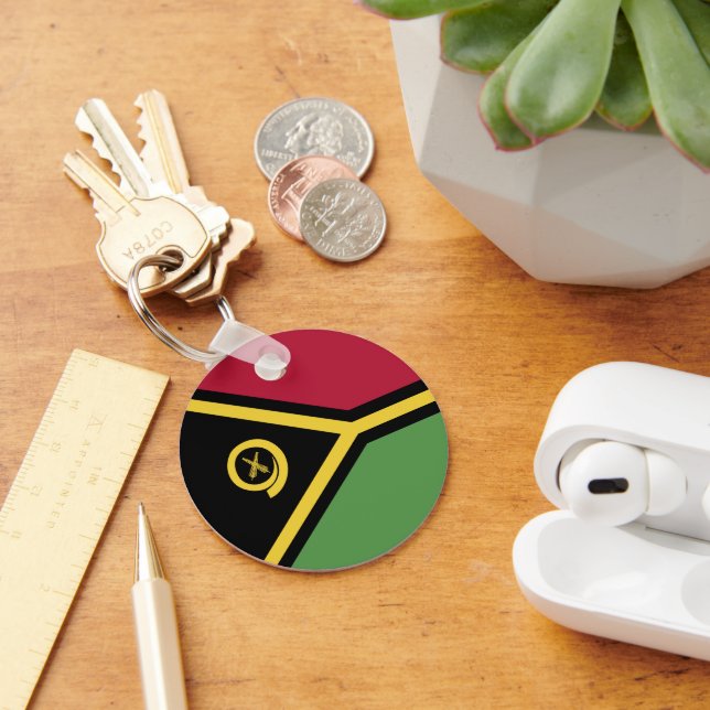 Vanuatu flag keychain (Desk)